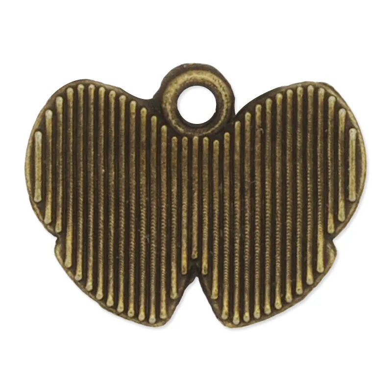 11x14.5mm antique bronze plated haning charms,bowknot,zinc alloy filled,modern jewelry charms, 50pieces/lot