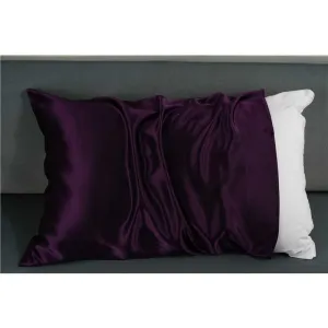 19 Momme silk pillowcase - Envelope - Queen - Deep Purple
