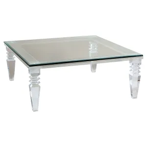 36" Portofino Lucite Coffee Table