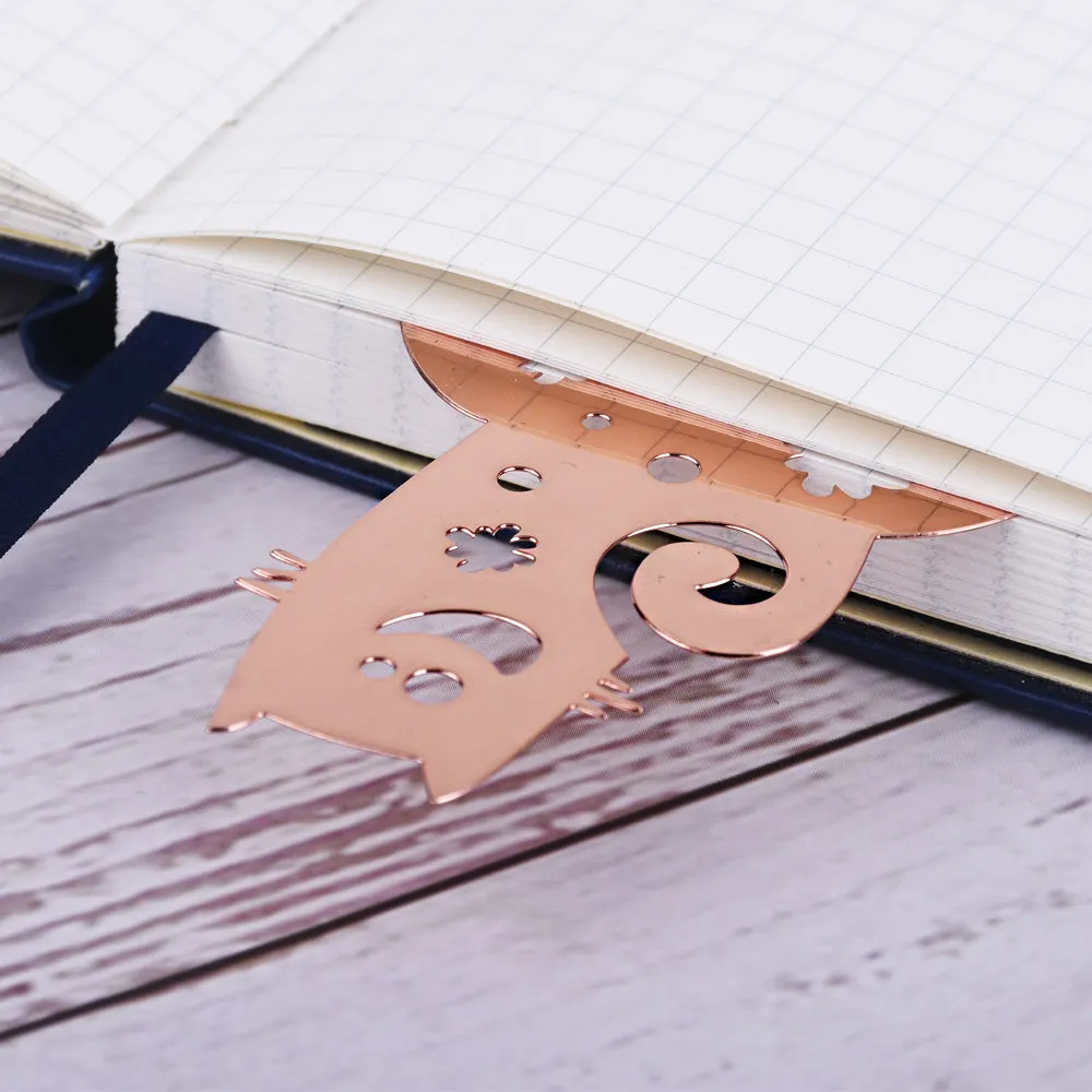 51*14.5*4mm Stainless steel bookmark DIY Cross Stitch Pattern Modern Cross Embroidery Bookworm Gift 1pcs