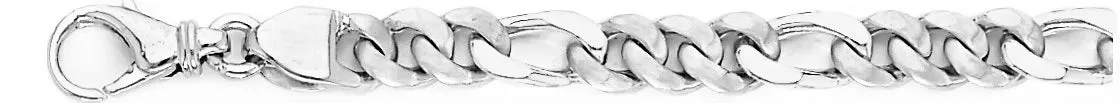 6.8mm Modern Figaro Link Bracelet