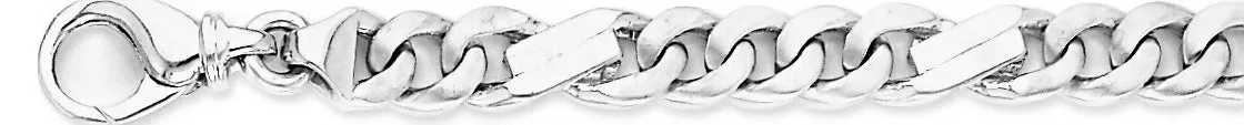 7.8mm Modern Figaro Link Bracelet