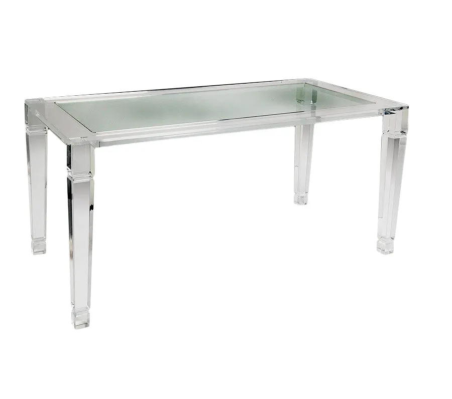 84" Manhattan Lucite Dining Table