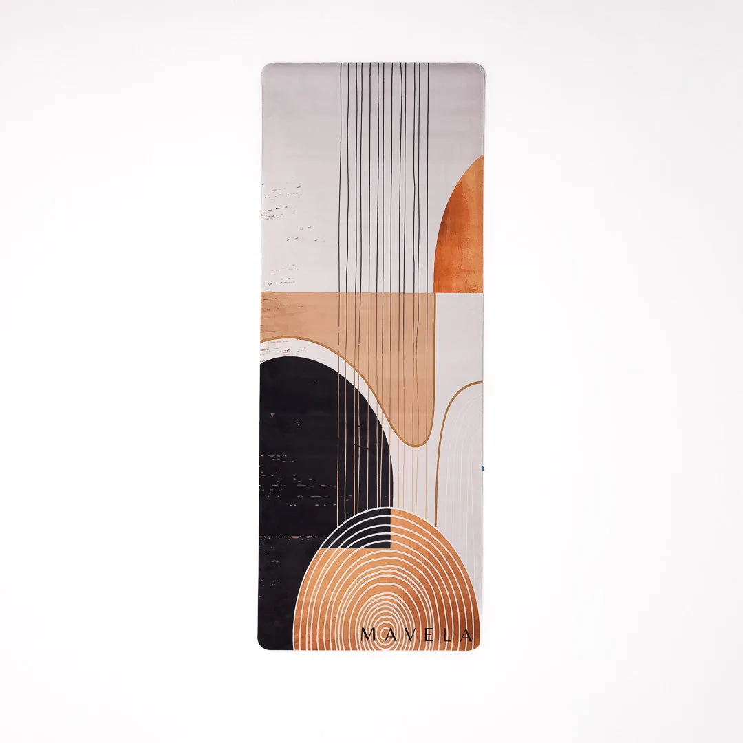 Abstract Microfiber Suede Yoga Mat