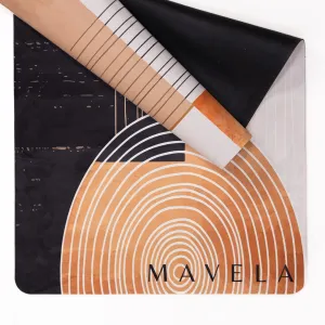 Abstract Microfiber Suede Yoga Mat