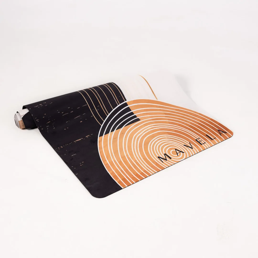 Abstract Microfiber Suede Yoga Mat