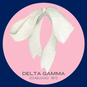 Acrylic Tray - Sorority Collection - DELTA GAMMA - BOW
