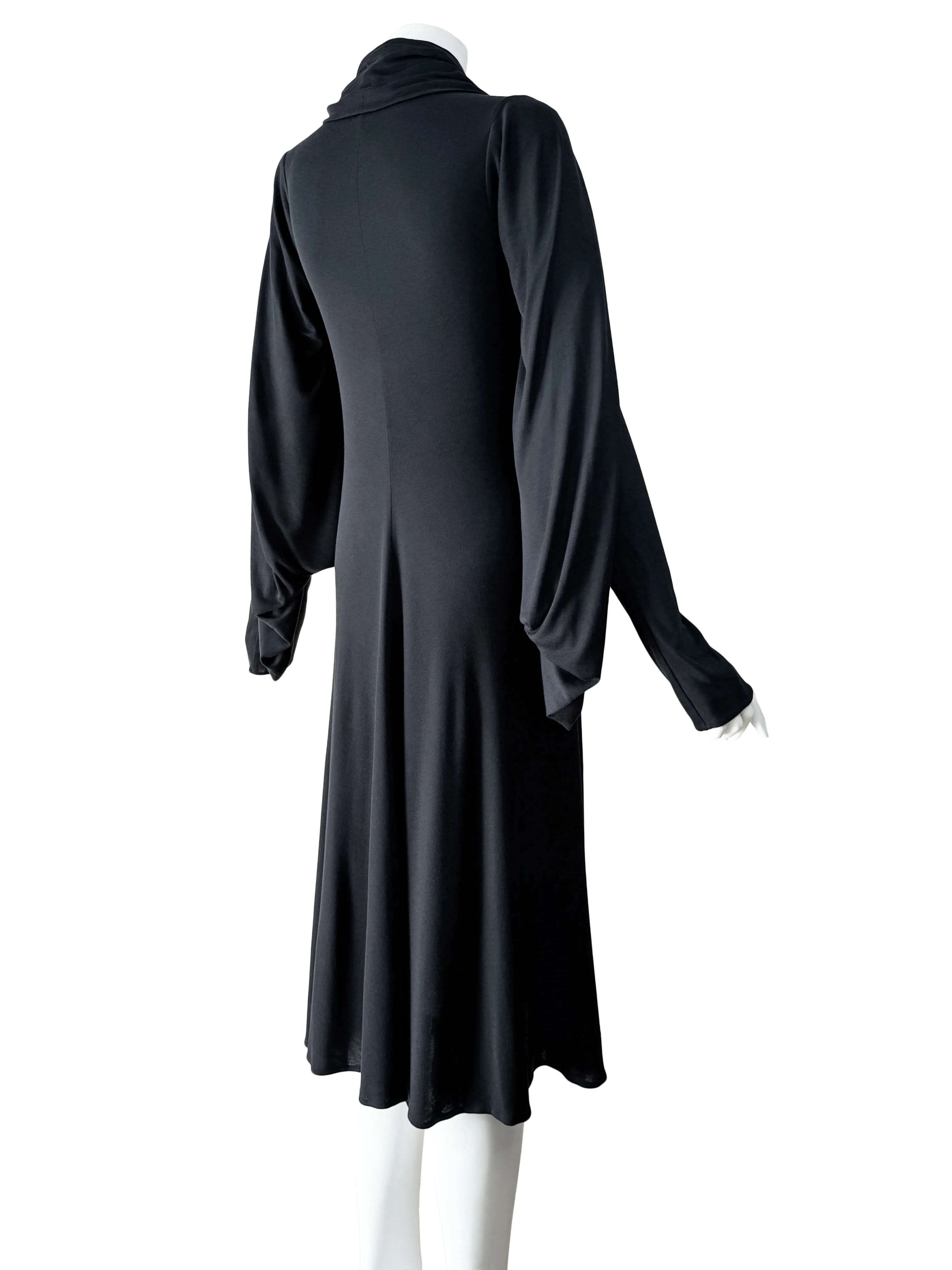 Alexander McQueen Fall 2006 Black Jersey Maxi Dress