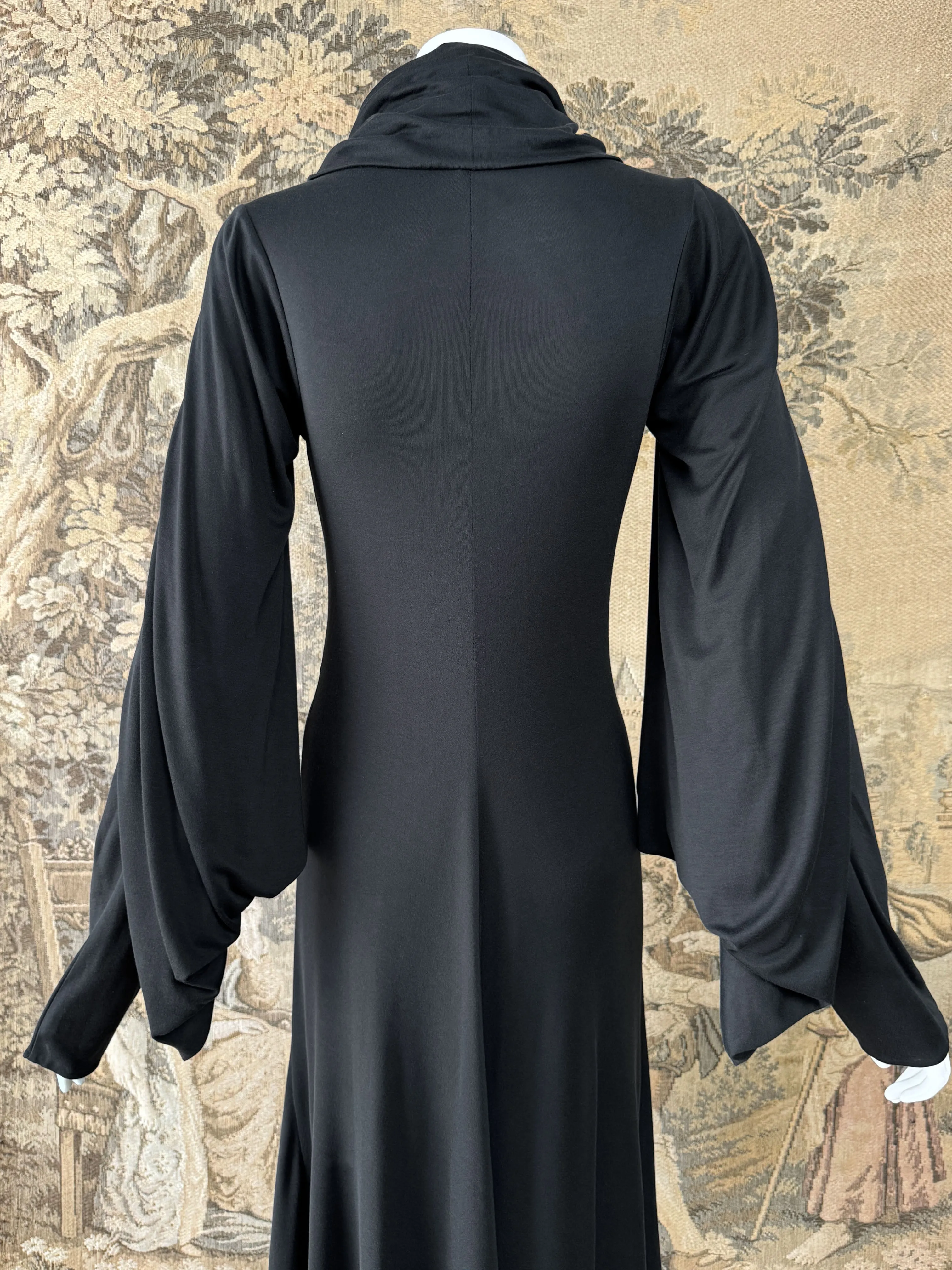 Alexander McQueen Fall 2006 Black Jersey Maxi Dress