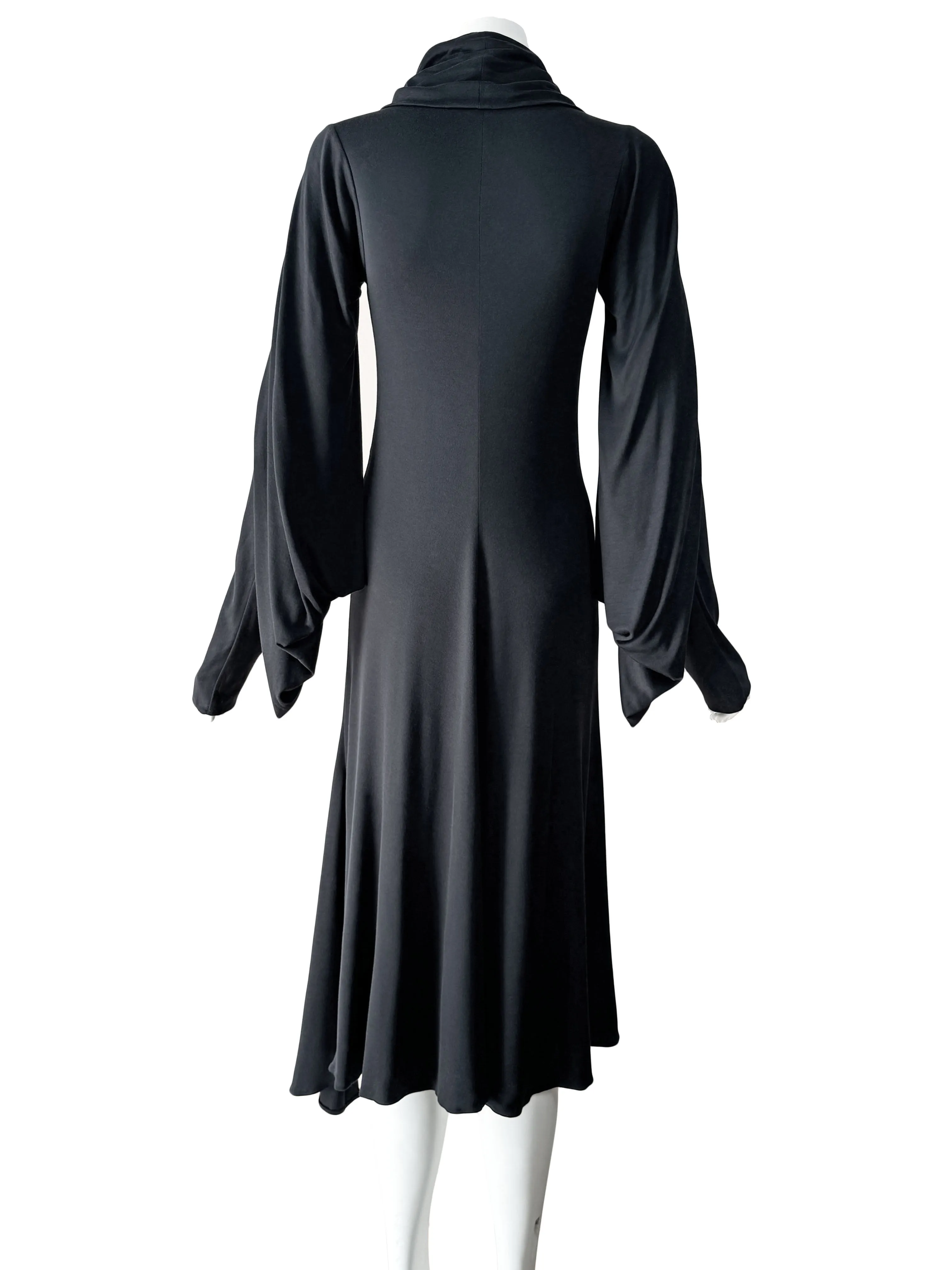 Alexander McQueen Fall 2006 Black Jersey Maxi Dress