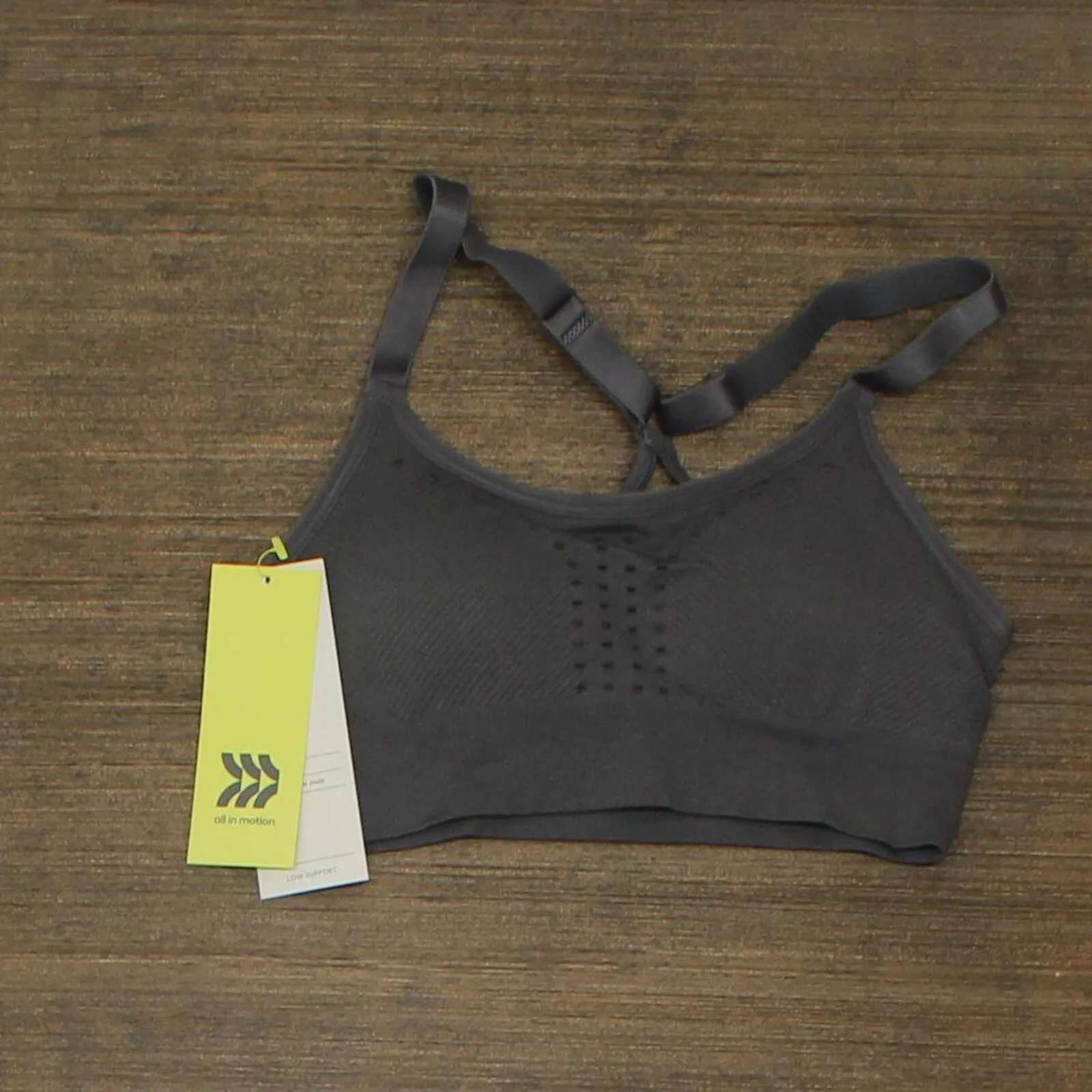 All in Motion Women's Low Support Laser Cut Seamless Bra WX8GY