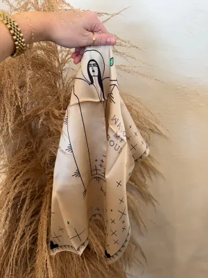 Allie Falcon Wild Rags - Raindance Bone