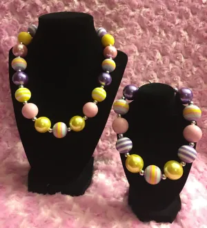 American Girl Inspired Spring Chunky Necklace Set