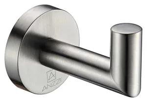 Anzzi Caster 2 Series Robe Hook in Brushed Nickel