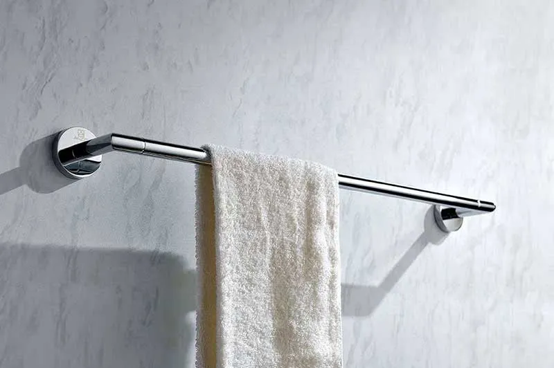 Anzzi Caster 2 Series Towel Bar in Polished Chrome