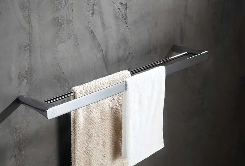 Anzzi Caster 3 Series Towel Bar in Polished Chrome