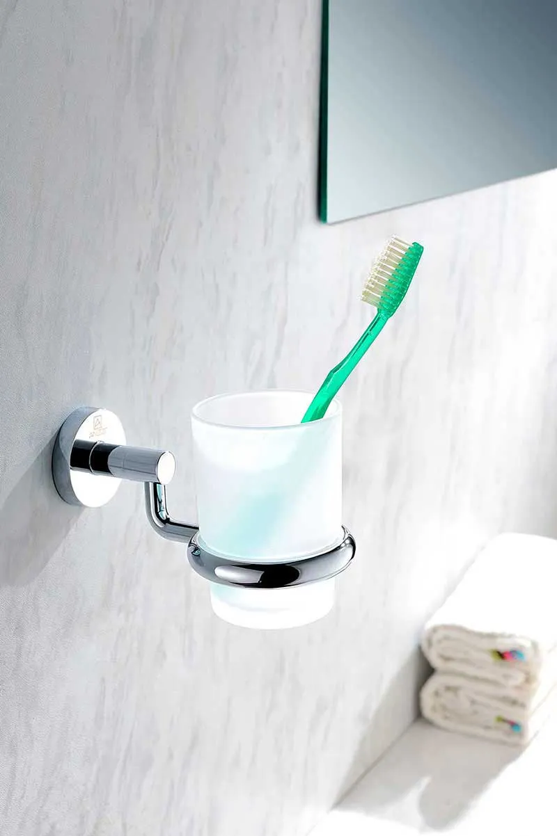 Anzzi Caster Series Toothbrush Holder in Polished Chrome