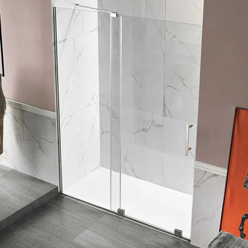 Anzzi Longboat Series 60 in. x 76 in. Semi-Frameless Shower Door with TSUNAMI GUARD in Polished Chrome