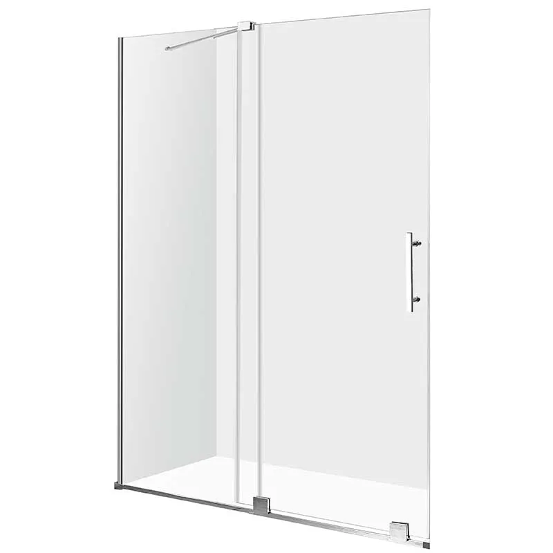Anzzi Longboat Series 60 in. x 76 in. Semi-Frameless Shower Door with TSUNAMI GUARD in Polished Chrome