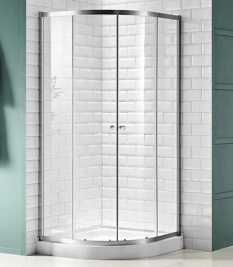 Anzzi Mare 35 in. x 76 in. Framed Shower Enclosure with TSUNAMI GUARD in Brushed Nickel