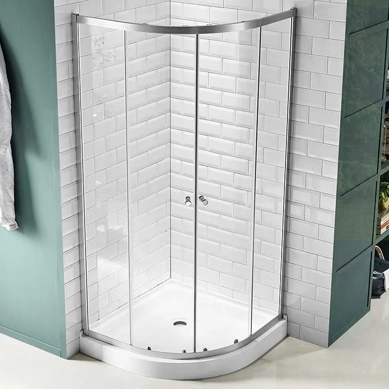 Anzzi Mare 35 in. x 76 in. Framed Shower Enclosure with TSUNAMI GUARD in Brushed Nickel
