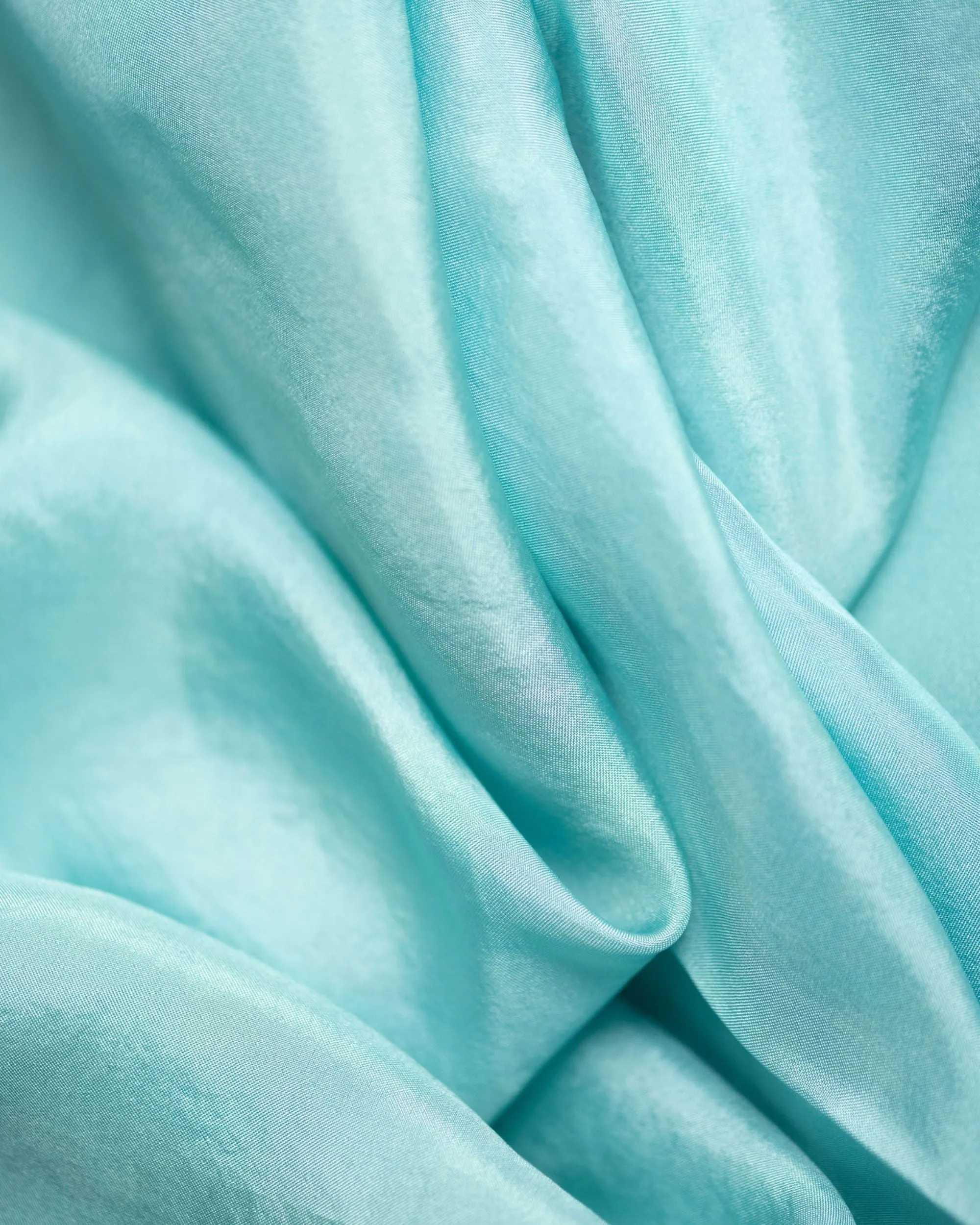 Aqua Silk Scarf - March