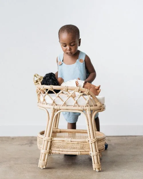 Aria Doll Rattan Changing Table