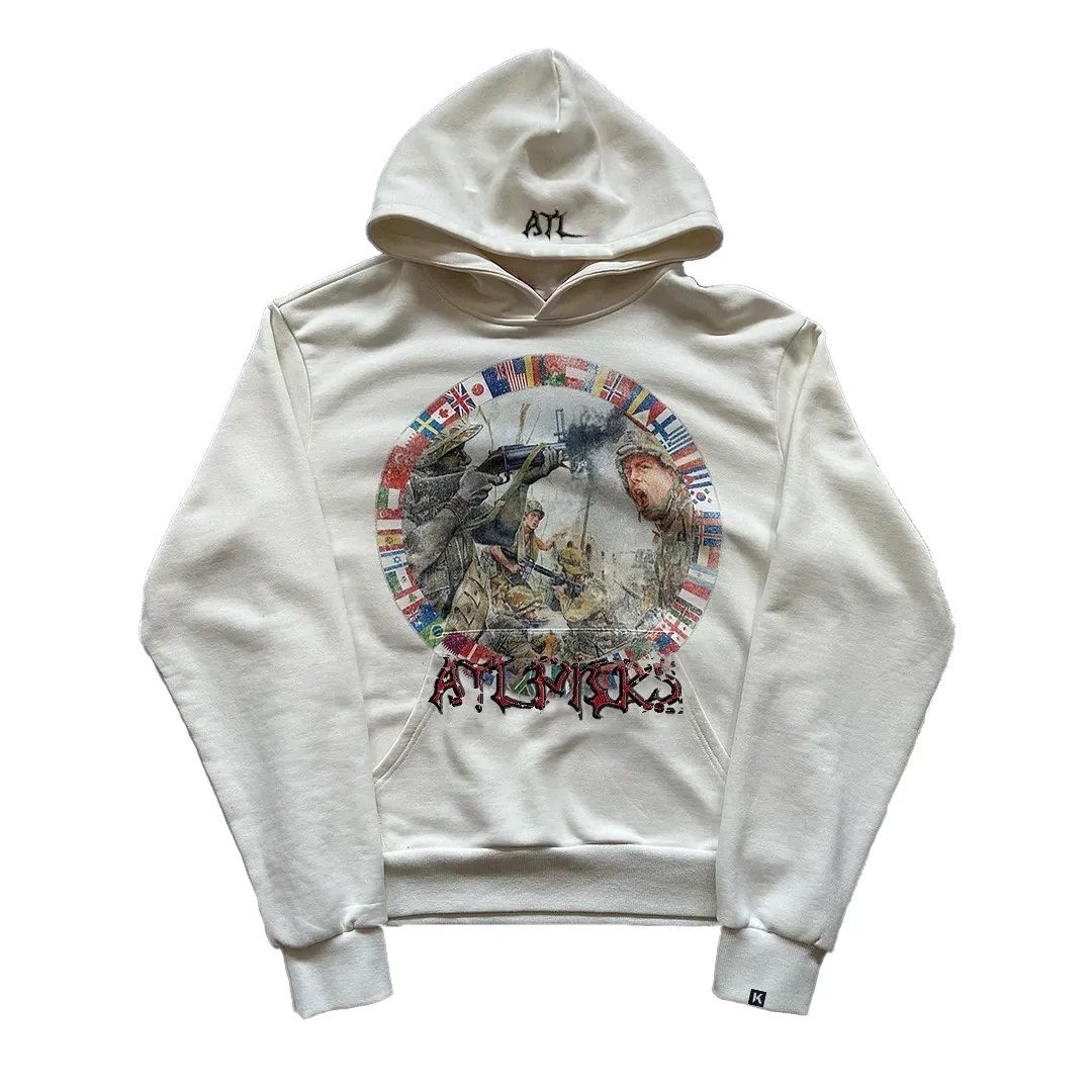 Art In War Landing On The Beach Hoodie