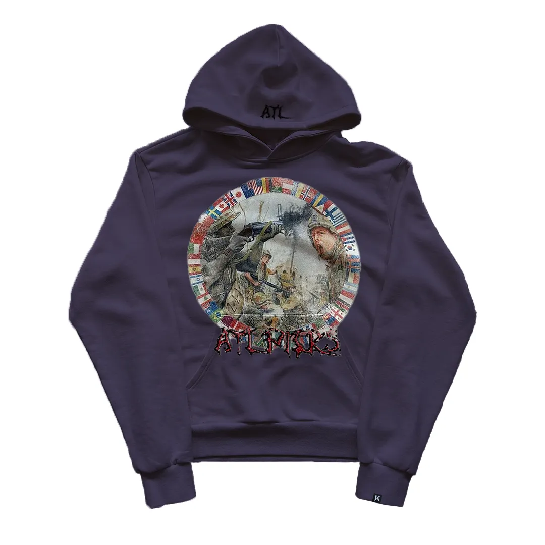 Art In War Landing On The Beach Hoodie