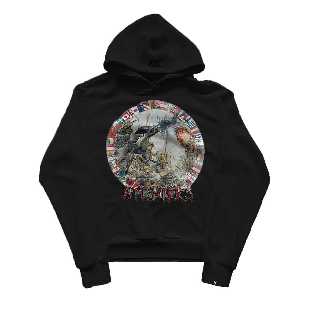 Art In War Landing On The Beach Hoodie