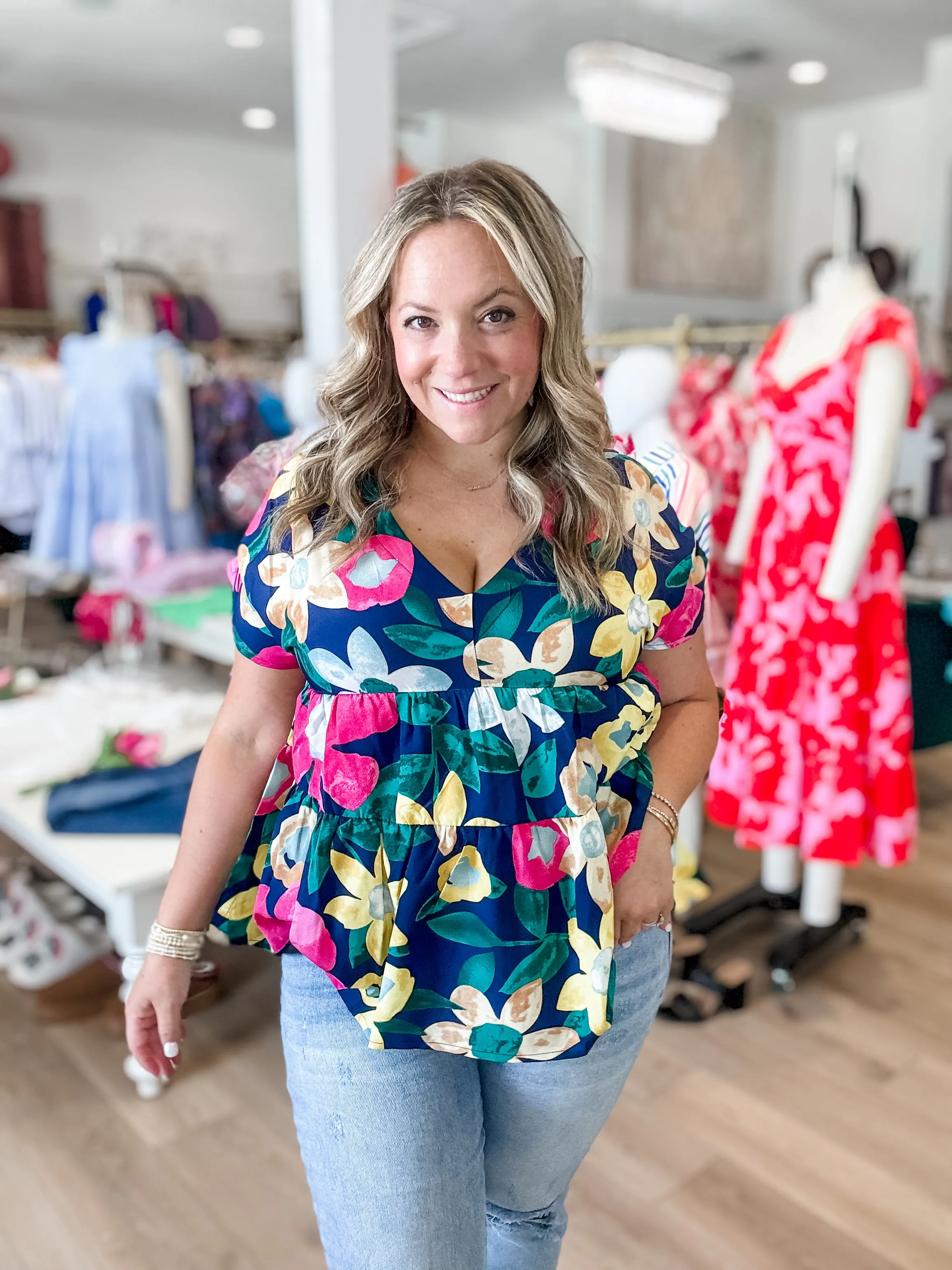 Baby Doll Floral Top