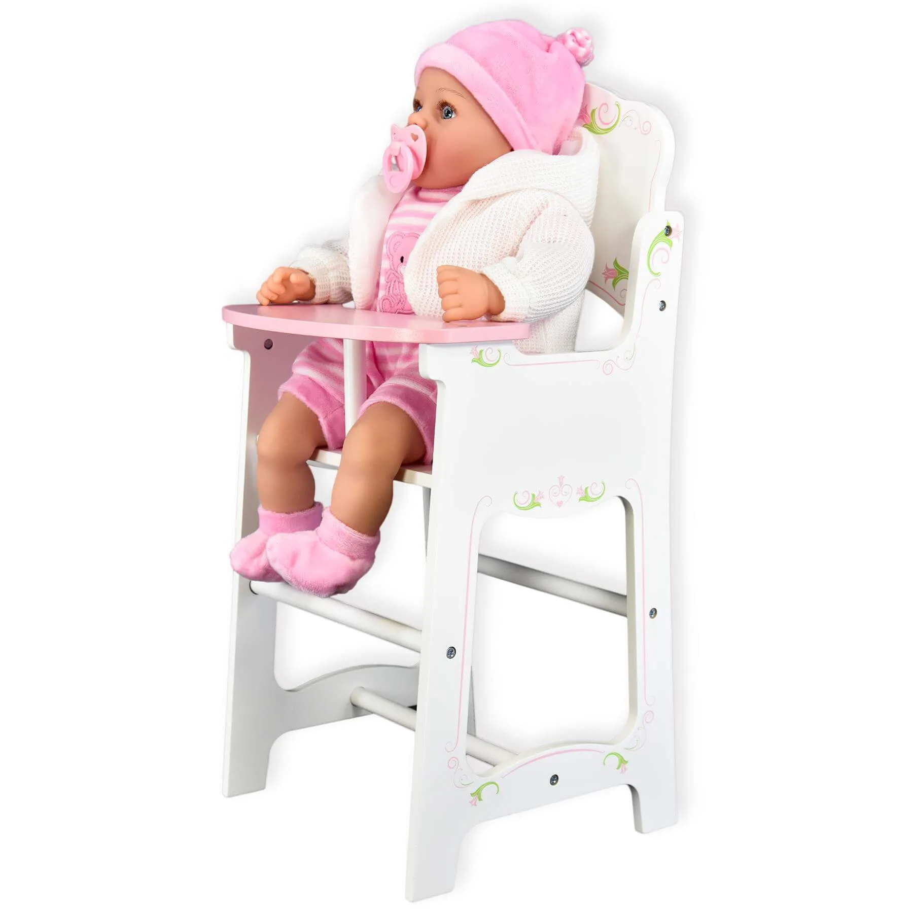 Baby Dolls Wooden High Chair