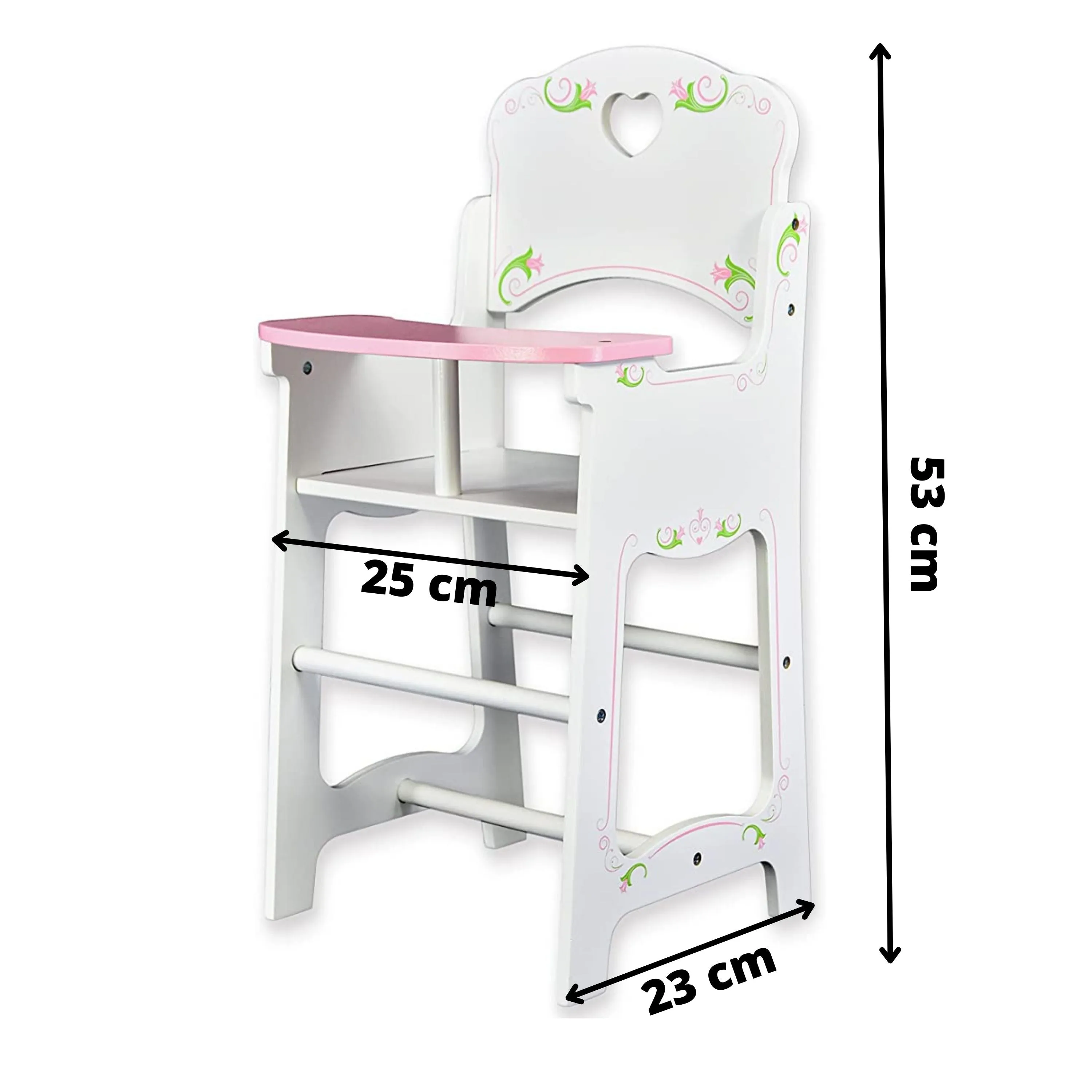Baby Dolls Wooden High Chair