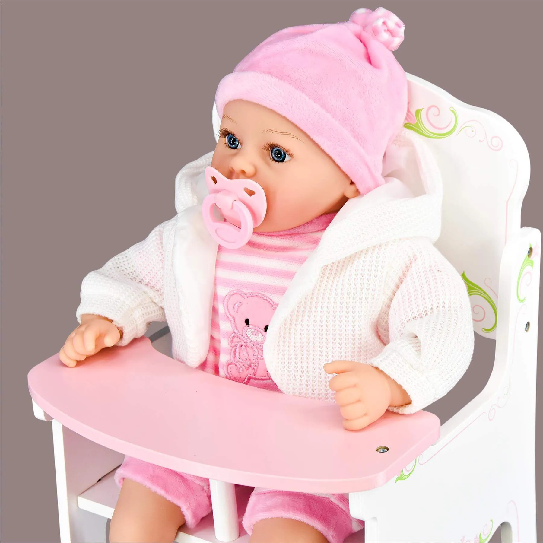 Baby Dolls Wooden High Chair