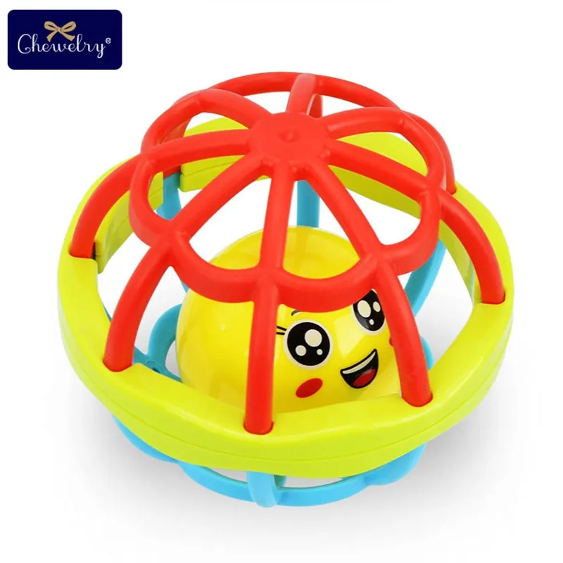 Baby Teething Rattles Softball Toy