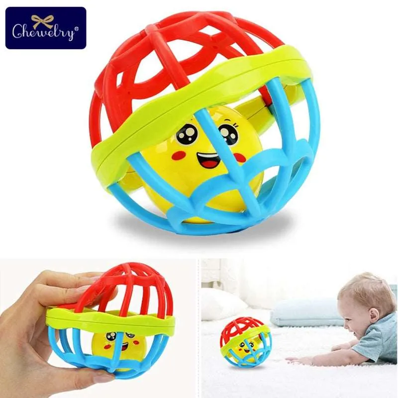 Baby Teething Rattles Softball Toy