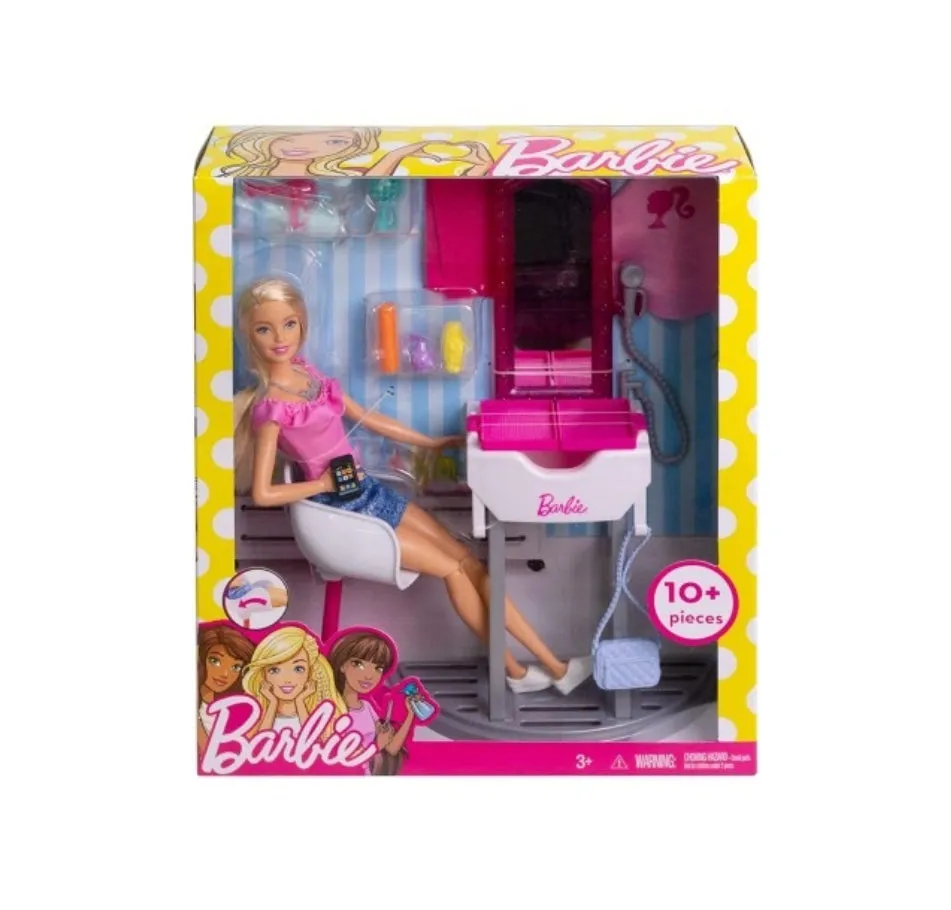 Barbie Shower Blonde Doll