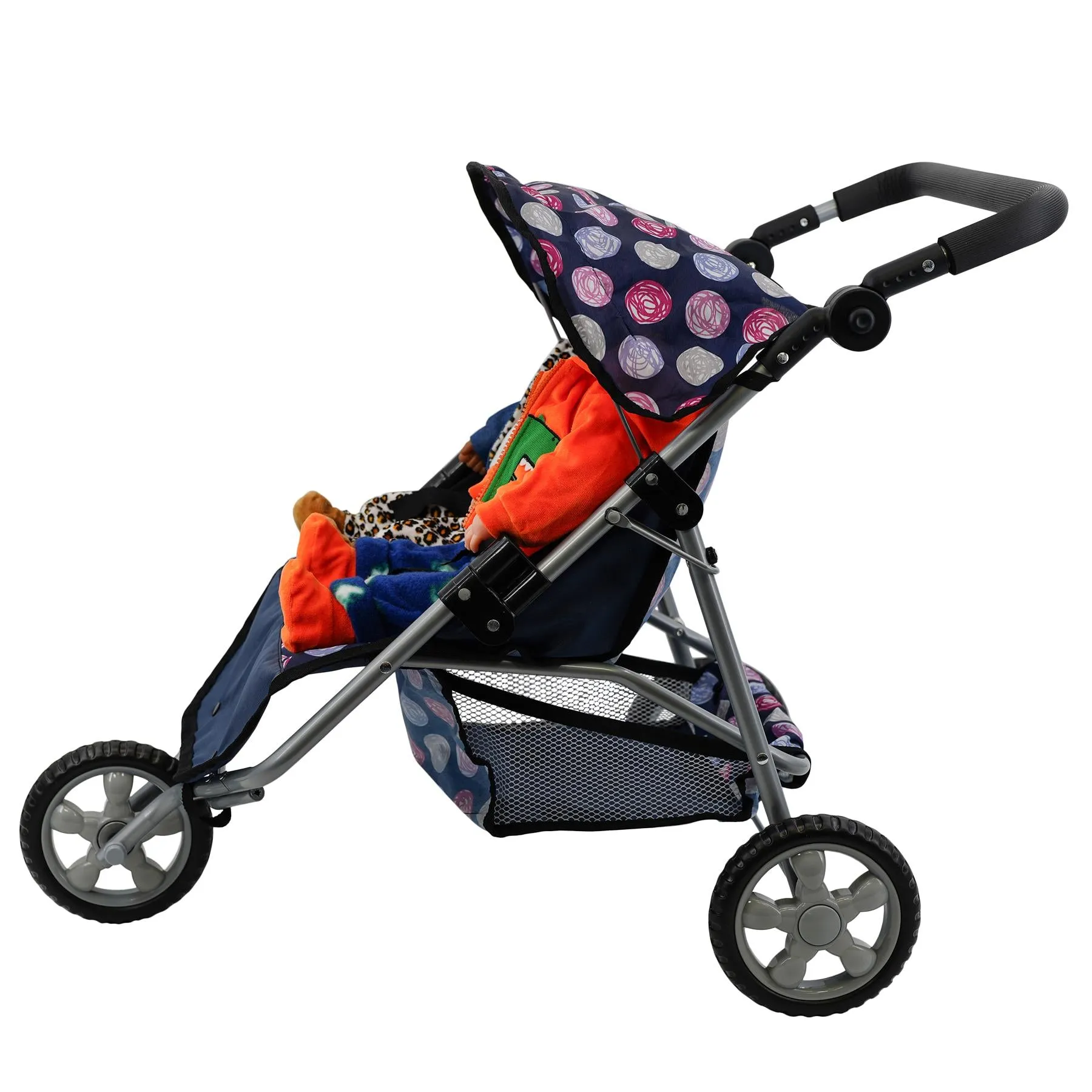 BiBi Accessories - Blue Doll Twin Stroller
