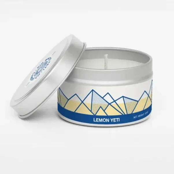 Big White Yeti Candle Tins