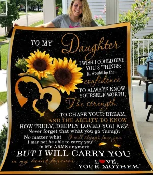 BLANKET-3 THINGS-TO MY DAUGHTER-CO98