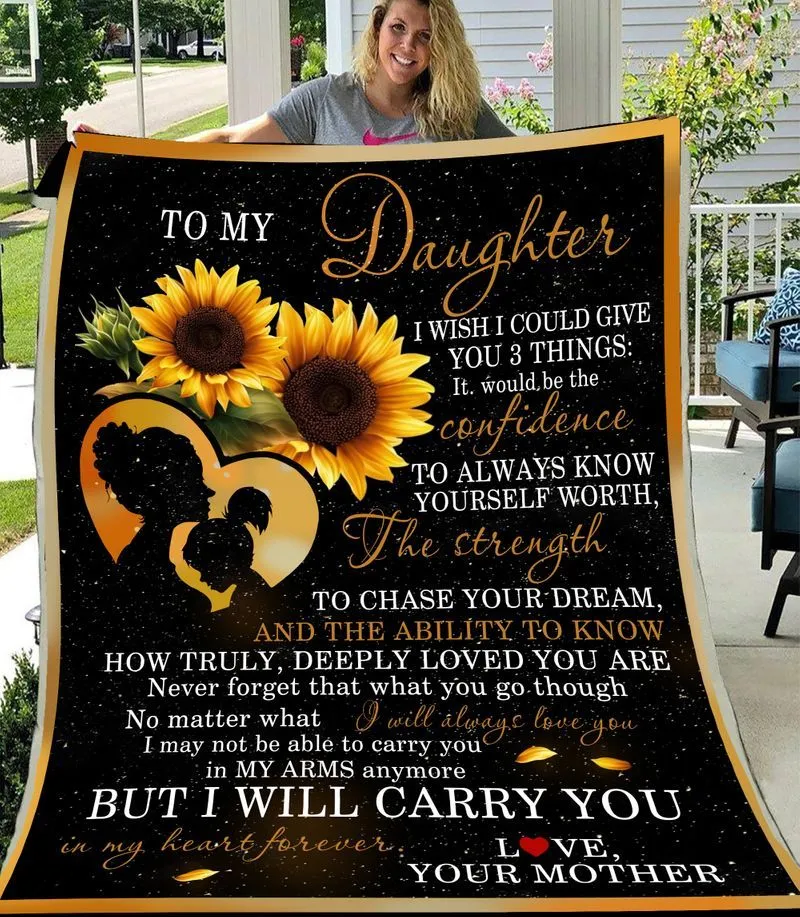 BLANKET-3 THINGS-TO MY DAUGHTER-CO98