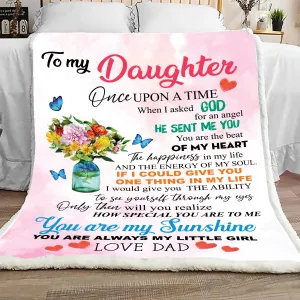BLANKET - 355 - To My Daughter - CO98