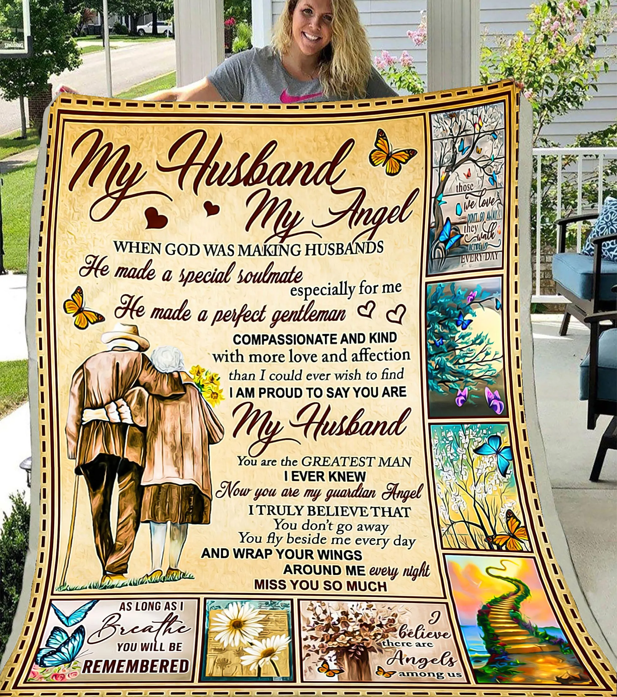 Blanket - My Husband My Angel - CO98