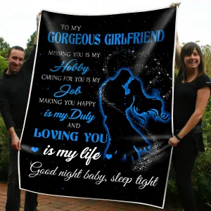 Blanket - To My Geogeous Girlfriend - Missing You Is My Hobby  - CO98