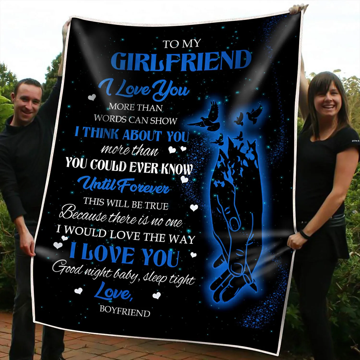 Blanket - To My Girlfriend - I Love You More Than Words Can Show  - CO98