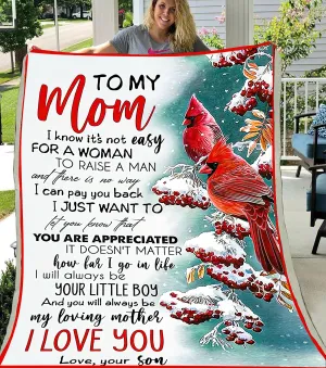 Blanket - To My Mom - Cardinal - CO98