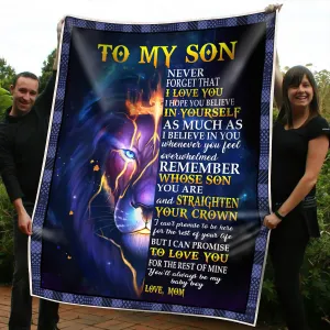 Blanket - To My Son - Lion - Never Forget That I Love You  - CO98