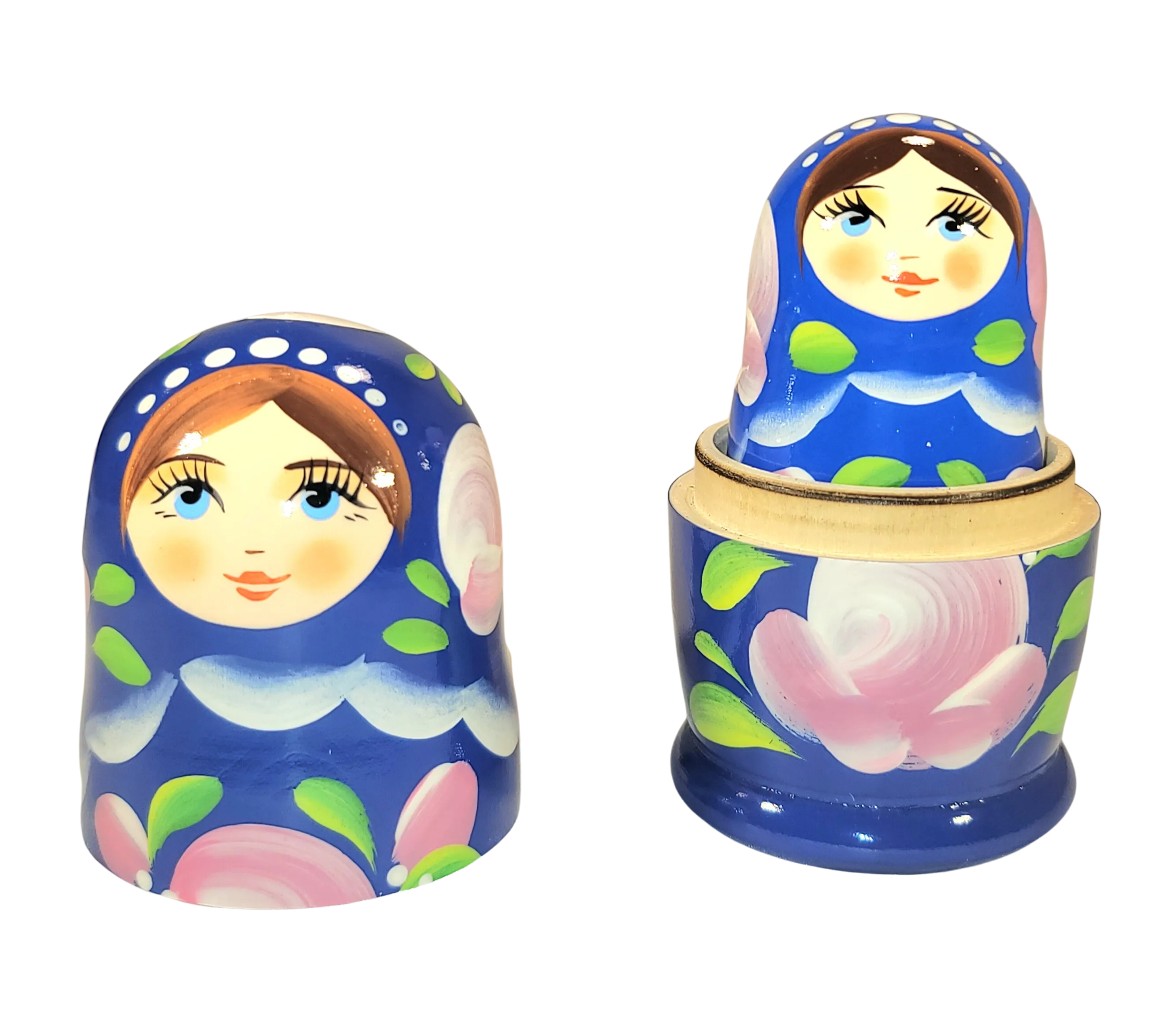 Blue Gradient Nesting Doll 5pc./4"