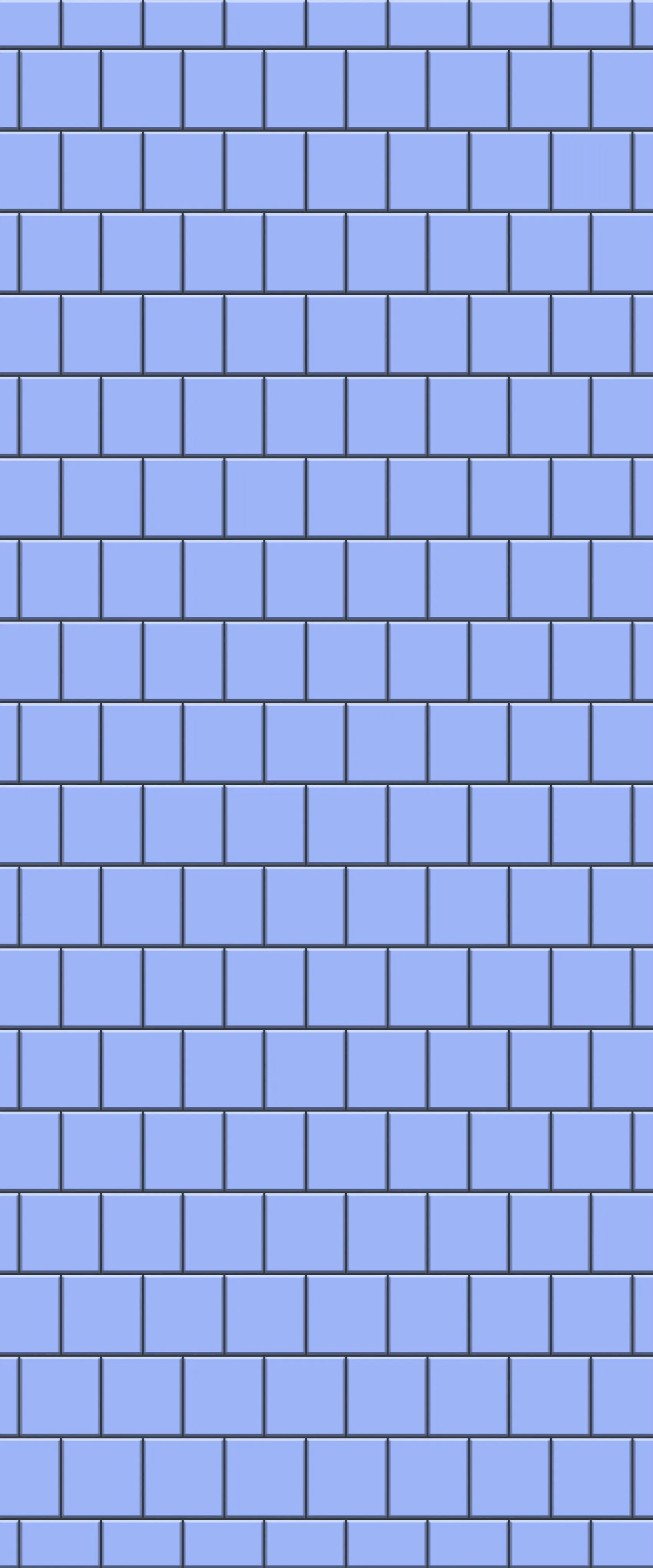 Blue Large Squares Acrylic Shower Wall Panel 2440mm x 1220mm (3mm Thick)
