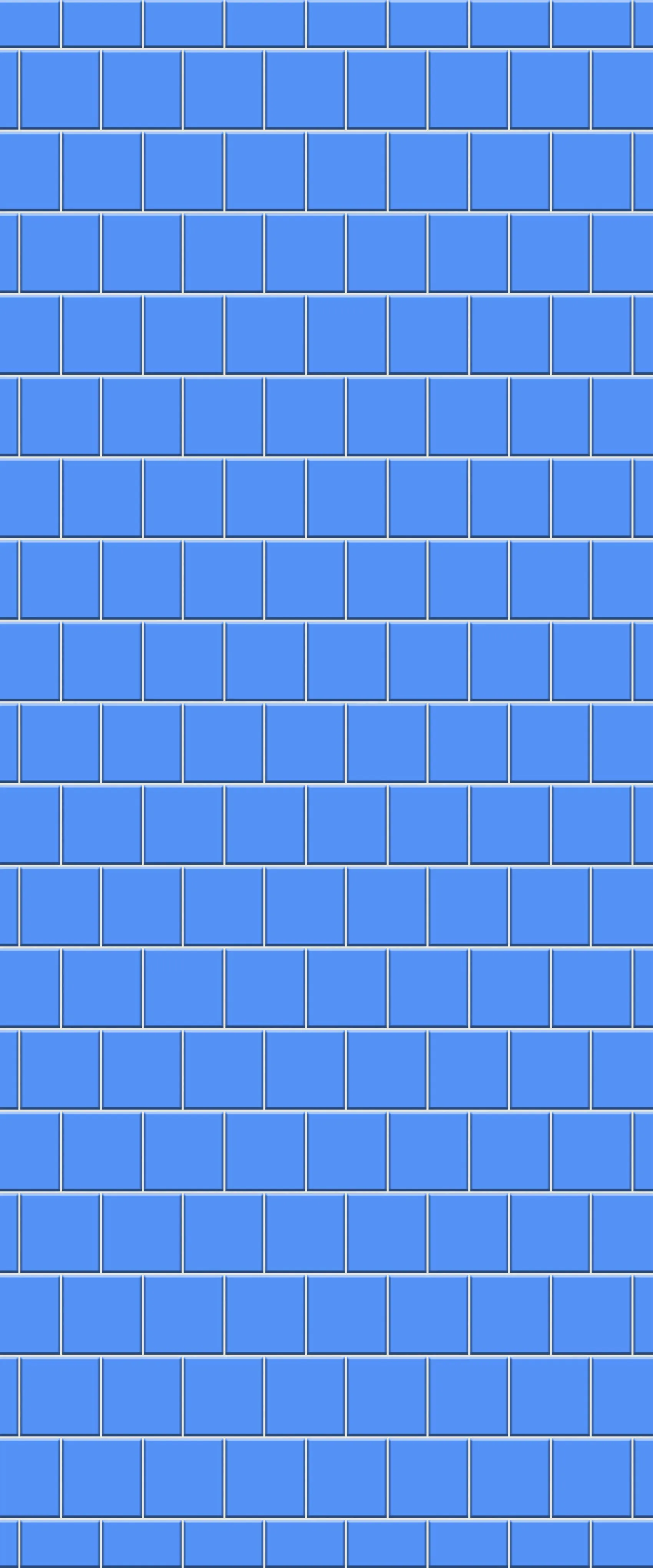 Blue Large Squares Acrylic Shower Wall Panel 2440mm x 1220mm (3mm Thick)